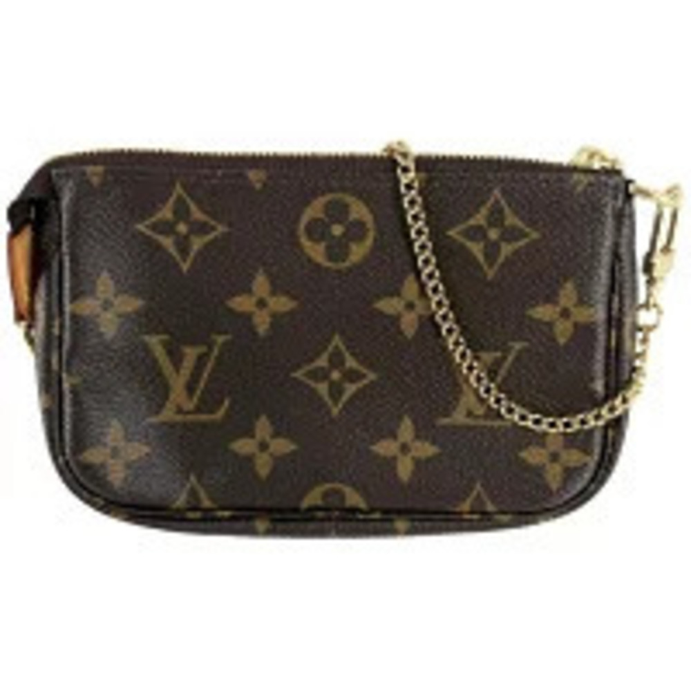 Louis Vuitton Pochette Accessoires Accessory Pouch Monogram Canvas Brown